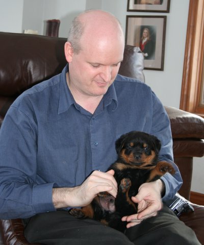 Jeff McCrea with Lime Boy