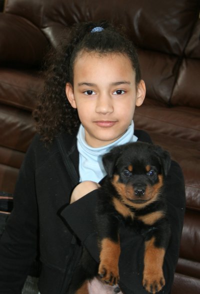 Haley McCrea and Purple Boy